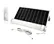 LED solar batten light